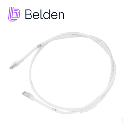 Patchcord utp cat6a belden ca21109004 forro pvc blanco cmr-riser 4 pares calibre conductor 24 awg 100% cobre uso interior partes relacionadas:conectores modulares cat6a patch panel cat6a longitud 4 pies 1.2 metros