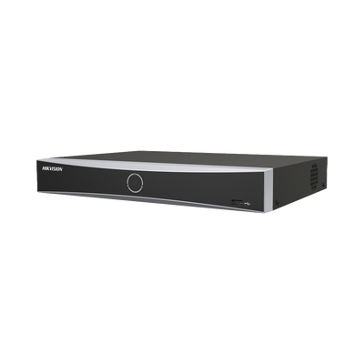 [Acusearch] NVR 12 Megapíxel (4K) / 4 canales IP / 4 Puertos PoE+ / Reconocimiento Facial / AcuSense (Evita Falsas Alarmas) / 1 Bahías de Disco Duro / HDMI en 4K / 300 Metros PoE Modo Extendido