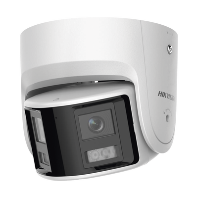 [DS-2CD2346G2P-ISU/SL(C)] [PROTECCIÓN ACTIVA] Turret IP 4 Megapixel / 2 Lentes de 2.8 mm (Imagen Panorámica 180°) / 30 mts IR / Exterior IP67 / Luz Intermitente y Alerta de Audio / Audio Bidireccional / ACUSENSE / WDR 120 dB / Micro SD