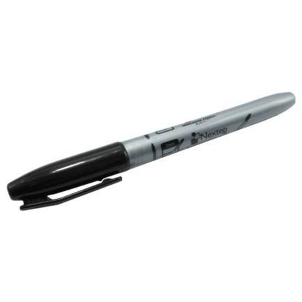 Marcador Permanente Nextep NE-070 Punto Fino 2mm Color Negro con 12 piezas -