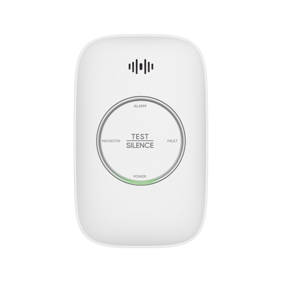 [HF-GN110] (HikFire) Detector de Gas Natural Metano (CH4) / Alarma Temprana / Salida para cierre de Válvula y/o  activación de Ventilador / Protección IP30 / Alarma de 70dB a 115dB a 1 metro de distancia