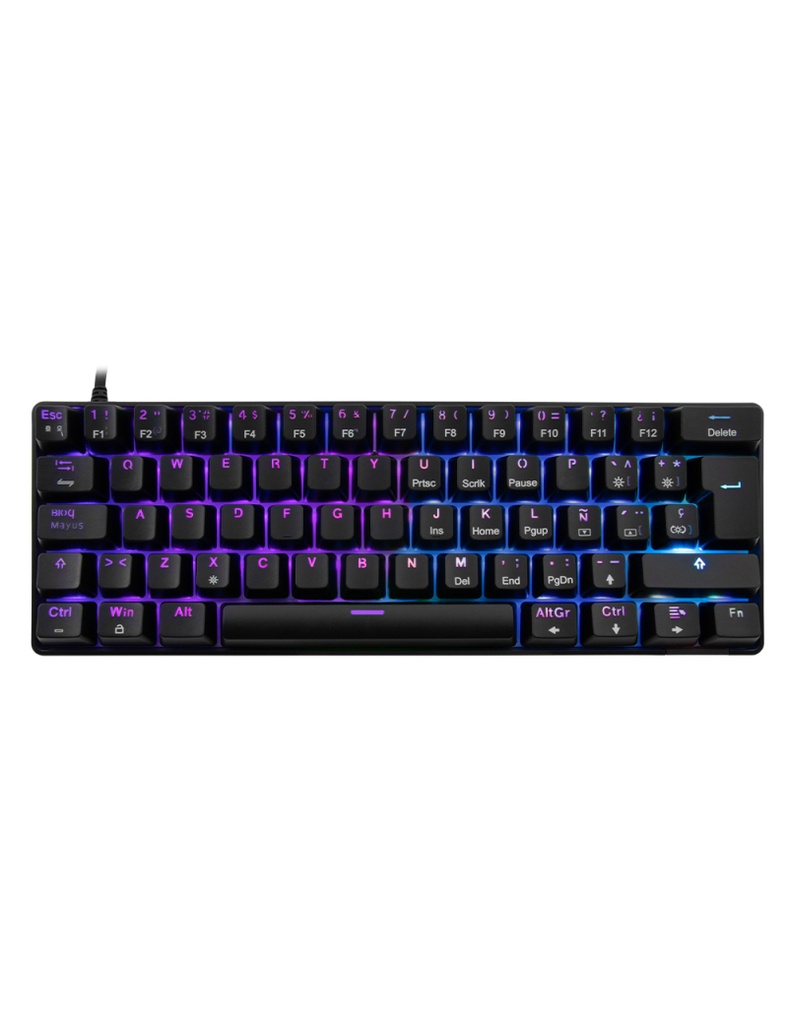 Teclado Mecánico  Balam Rush Dominate GK550 - Negro, RGB