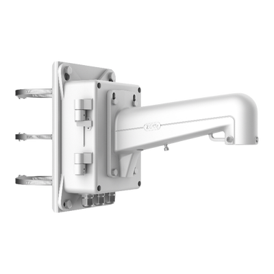 Montaje de Poste con Caja de Conexión para Domos PTZ / Uso en Exterior 