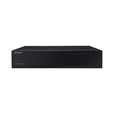[WRN-1610S-8TB] NVR de 12 Megapíxel sistema operativo Ubuntu Linux / Hasta 16 canales / 8TB Incluidos / 16 puertos PoE+ / H.265 & WiseStream / E/S de alarma / Incluye 1 Licencia de 4 canales