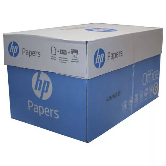 Papel tamaño carta color blanco marca HP 764025932868 75gr 92  blancura 10 resmas con  500 hojas cada una -