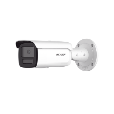 [DS-2CD2T87G2H-LI] [Dual Light + ColorVu] Bala IP 8 Megapixel / Lente 4 mm / 60 mts IR + 60 mts Luz Blanca / Exterior IP67 /   WDR 130 dB / Videoanaliticos (Filtro de Falsas Alarmas) / Captura Facial / ACUSEARCH