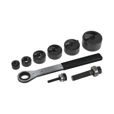 Juego de 6 Sacabocados de 1/2" a 2". con Estuche