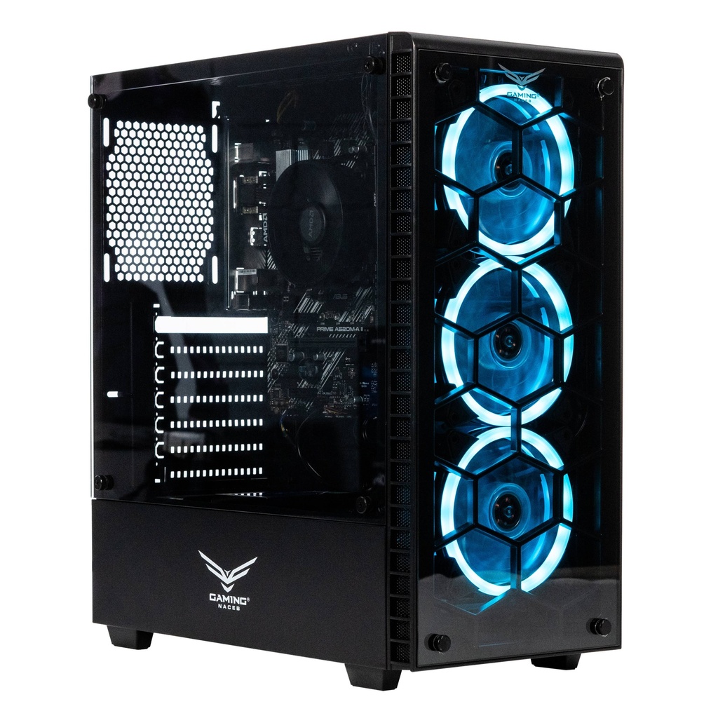 Computadora Gamer NACEB AMD Ryzen 5 5600 GT - 8GB, SSD 480GB, Kit Teclado   Mouse, Win 11 PRO prueba