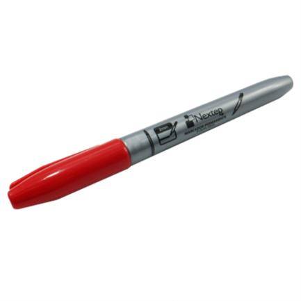 Marcador Permanente Nextep NE-071 Punto Fino 2mm Color Rojo con 12 piezas -