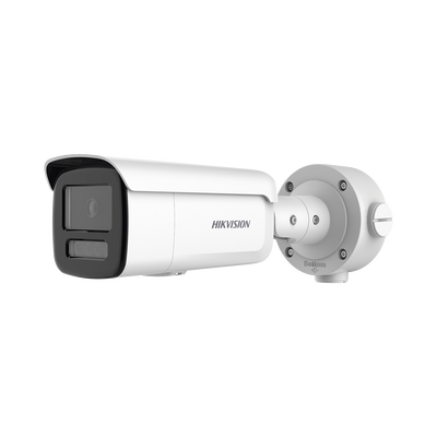[DS-2CD3T46G2-ISU/SL(H)] [ PROTECCIÓN ACTIVA ] Bala IP 4 Megapixel / Lente 4 mm / 60 mts IR / Exterior IP67 / Micrófono y Bocina Integrado (Audio de Dos Vías) / DARKFIGHTER / PoE+ / Luz Estroboscopica / ONVIF / Micro SD / 4 Analíticos