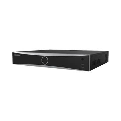 [Acusearch] NVR 12 Megapixel (4K) / 32 canales IP / 16 Puertos PoE+ / Reconocimiento Facial / AcuSense (Evita Falsas Alarmas) / 4 Bahías de Disco Duro / Switch PoE 300 mts / HDMI en 4K / Alarmas I/O