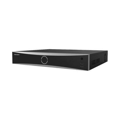 [DS-7732NXI-K4(D)] [Acusearch] NVR 12 Megapixel (4K) / 32 canales IP / AcuSense (Evita Falsas Alarmas) / Reconocimiento Facial / 4 Bahías de Disco Duro /  HDMI en 4K / Alarmas I/O
