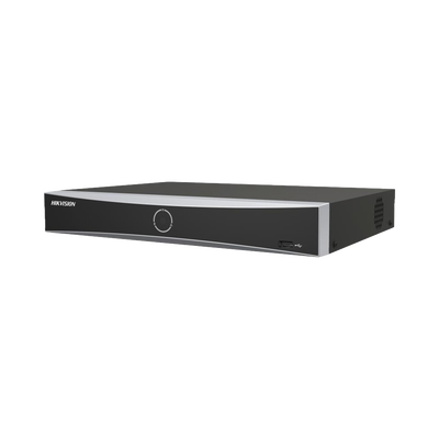 [DS-7608NXI-K1/8P(D)] [Acusearch] NVR 12 Megapíxel (4K) / 8 canales IP / 8 Puertos PoE+ / Reconocimiento Facial / AcuSense (Evita Falsas Alarmas) / 1 Bahías de Disco Duro / HDMI en 4K / 300 Metros PoE Modo Extendido