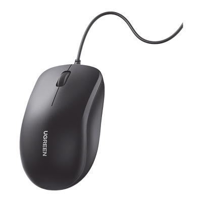 [90789] Mouse Óptico USB | Cable USB de 1.5 metros | 3 Botones | 1200DPI | Diseño Ergonómico | Silencioso | Color Negro | Windows / MacOS / Linux / Chrome y otros | También Compatible con  DVR / NVR.