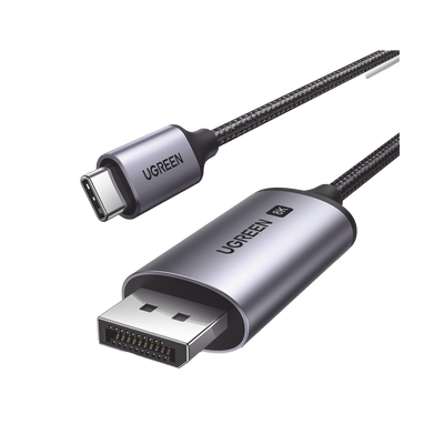 [25839] Cable USB-C a DP 1.4 | 3 metros | Compatible con Thunderbolt 3 & 4 | 8K@60Hz | 4K@240Hz | HDR10+ | eARC | DTS | 3D | ALLM | VRR | | FreeSync G-Sync | Caja de Aluminio | Nylon Trenzado | Conector Niquelado | Blindaje Multicapa.