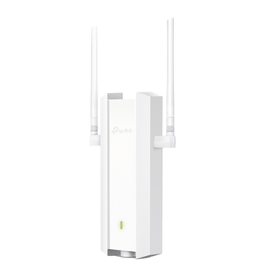 Punto de Acceso Omada Exterior / Wi-Fi 6 AX1800 MU-MIMO 2x2 / Mesh Omada / Alta Densidad de Usuarios / Carcasa Resistente IP67 / Configuración por Controlador o Stand-Alone / Para Montaje en Mástil/ Pared / Alimentación PoE+ 