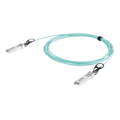 Cable AOC SFP+ de 1&10 Gbps a 1&10 Gbps / Cable de fibra óptica Activo / Longitud: 15 metros
