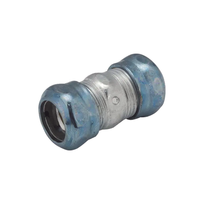 Cople Compresión Hermético de Acero Galvanizado para Pared Delgada de 1 1/2" .