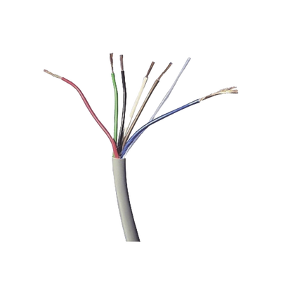 [LP622W/1000] Bobina de Cable 305 Metros: 6 x 22 AWG, Color Blanco, CMR, Para Sistemas de Seguridad y Alarmas