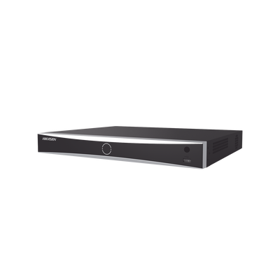 [DS-7632NXI-K2/16P] NVR 12 Megapixel (4K) / 32 canales IP / 16 Puertos PoE+ / Recocimiento Facial / AcuSense (Evita Falsas Alarmas) / 2 Bahías de Disco Duro / HDMI en 4K / Alarmas I/O / 300 Metros PoE Modo Extendido