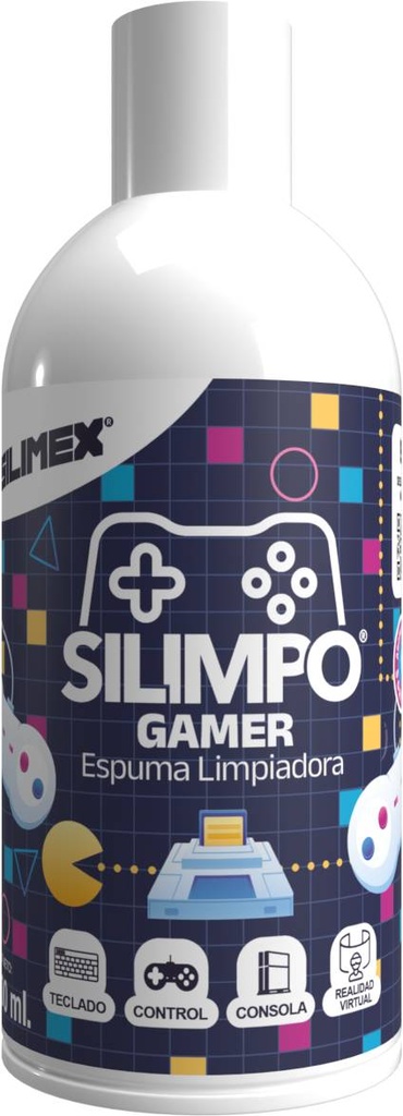SILIMPO GAMER 300 ML La Espuma Limpiadora que Todo Gamer Necesita -