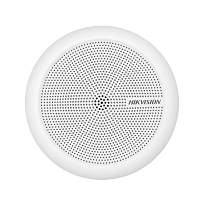 Micrófono Omnidireccional (360°) / Uso en Interior / Preamplificado para CCTV / Cancelación de Ruido Ambiental / Uso en Techo - Pared - Escritorio / Alcance de 5 Metros