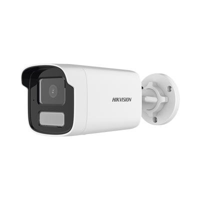 [DS-2CD1T83G2-LIU(F)] [Dual Light] Bala IP 8 Megapixel  (4K) / Lente 4 mm / 50 mts IR + 50 mts Luz Blanca / Micrófono Integrado / ACUSENSE Lite / Exterior IP67 / H.265 / PoE / ONVIF / Micro SD