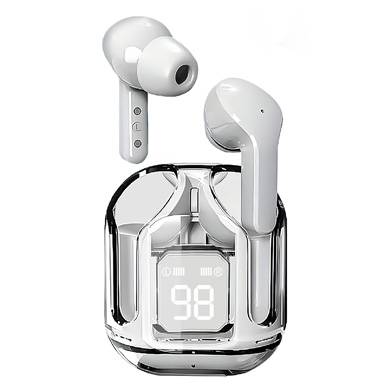 AUDIFONO BLUETOOTH TWS V5.3 - MODELO MAX, EARBUDS, IN-EAR, LED DIGITAL, CONTROL TÁCTIL, UNIVERSAL, BLANCO, 6005859