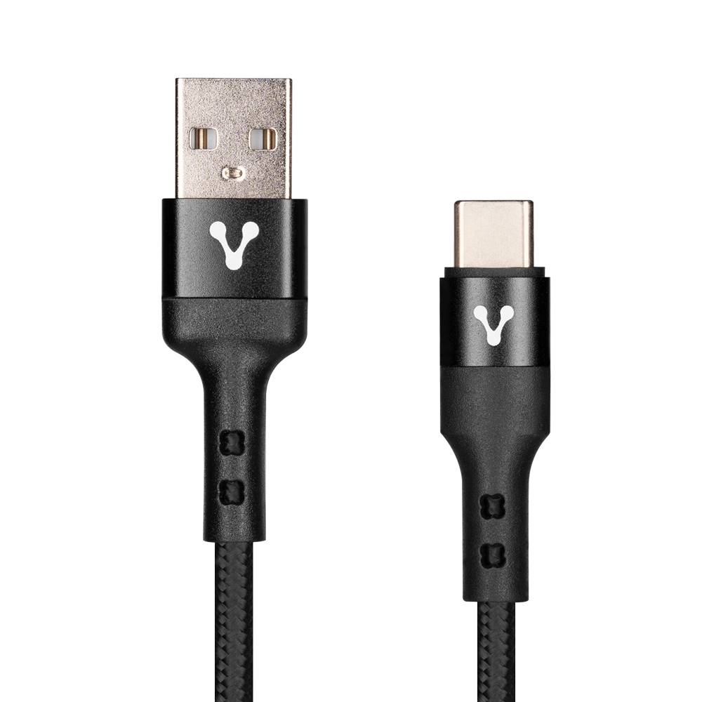 Cable USB Vorago CAB-128 Cable USB A  Tipo C - 3m, Carga rápida 3.0A