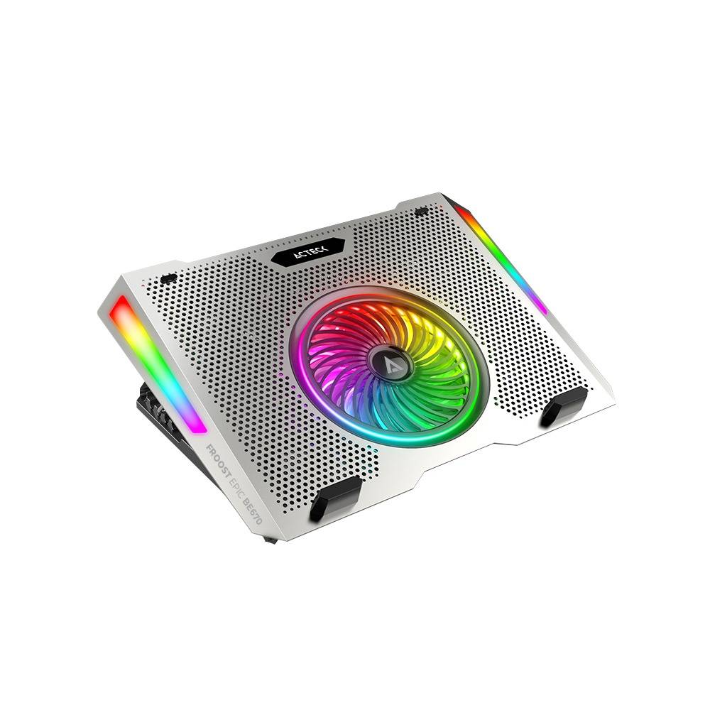 Bases Enfriadoras ACTECK AC-940764 - 15.6 pulgadas, Plata