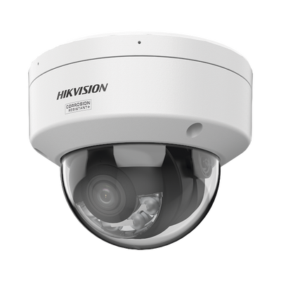[Dual Light + ColorVu] Domo IP 8 Megapixel / Lente 2.8 mm / 30 mts IR + 30 mts Luz Blanca /  Microfono Integrado / E-S de Audio / Exterior IP67 /   WDR 130 dB / Videoanaliticos (Filtro de Falsas Alarmas) / Captura Facial / ACUSEARCH