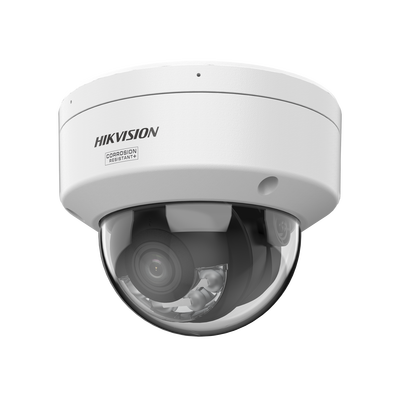 [Dual Light + ColorVu] Domo IP 8 Megapixel / Lente 2.8 mm / 30 mts IR + 30 mts Luz Blanca /  Microfono Integrado / E-S de Audio / Exterior IP67 /   WDR 130 dB / Videoanaliticos (Filtro de Falsas Alarmas) / Captura Facial / ACUSEARCH