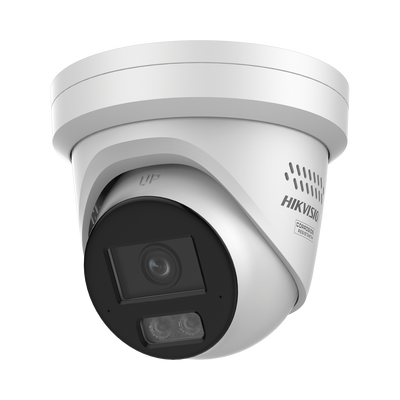[DS-2CD2367G3-LI2UY] [Dual Light + ColorVu] Turret IP 6 Megapixel / Lente 2.8 mm / 40 mts IR + 40 mts Luz Blanca /  Microfono Integrado / Exterior IP67 /   WDR 130 dB / Videoanaliticos (Filtro de Falsas Alarmas) / Captura Facial / ACUSEARCH