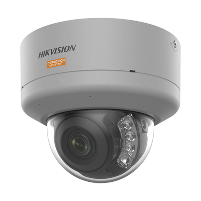 [DS-2XC3146G0H-LISU(PA)] [Dual Light + ColorVu] Domo IP 4 Megapixel / Lente 2.8 mm / Polimero Anticorrosivo (Ideal para Zonas Costeras o Alta Salinidad) / 40 Mts IR + 40 Mts Luz Blanca / 2 Micrófonos Integrados / WDR 130 dB / IP68 / IK10 / Micro SD