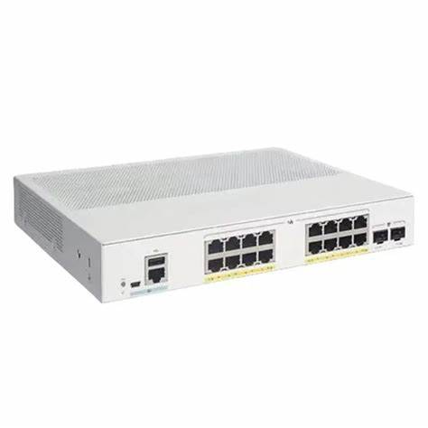 SWITCH CISCO CATALYST C1300-16FP-2G - montable en rack, equipo sustituto del CBS350-16FP-2G-NA