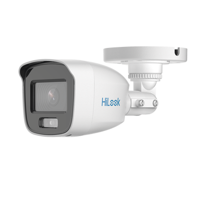 [THC-B129-MS] [ColorVu] Bala TURBOHD 2 Megapixel (1080p) / Imagen a Color 24/7 / Lente 2.8 mm / Microfono Integrado / Luz Blanca 20 mts / IP66 / Metálica