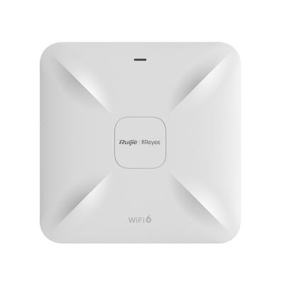 [RG-RAP2260] Punto de Acceso Wi-Fi 6 para Interior, se Instala en Techo o Pared, hasta 512 Usuarios y 2.97 Gbps, Doble Banda 802.11ax MU-MIMO 2x2