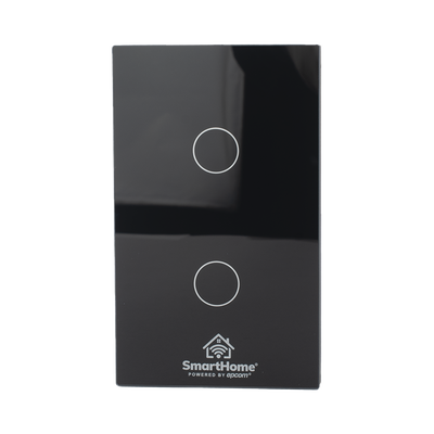 [SHS212Z] (ZigBee) Apagador switch inalámbrico ZigBee, control de 2 regresos de carga, 110V