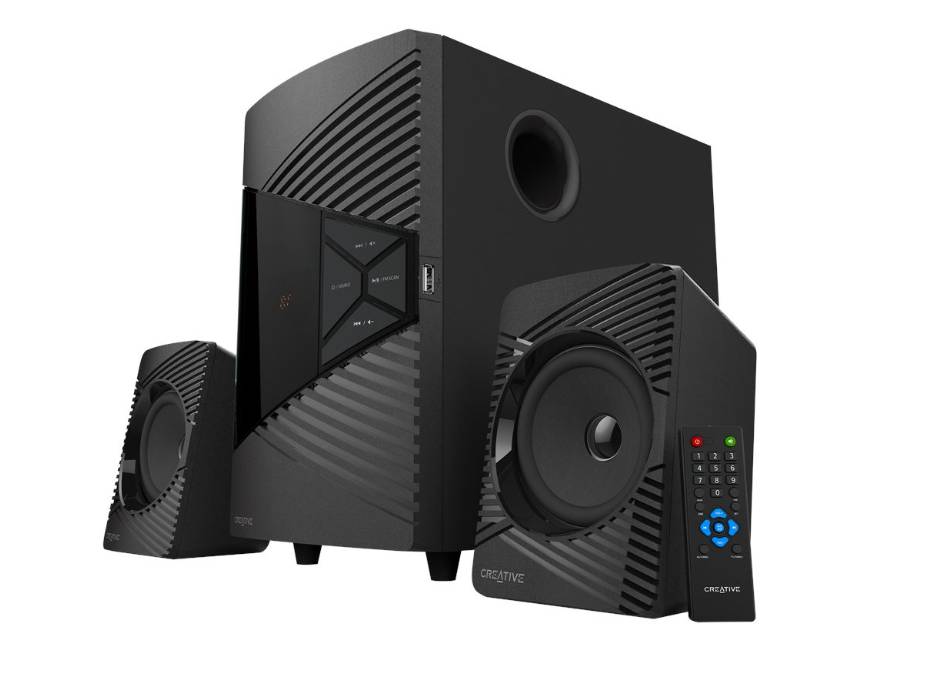 Sistema de altavoces 2.1 Creative SBS E2500 30w Bluetooth® con subwoofer para TV y Computadoras -  CLE-R E-X BK -
