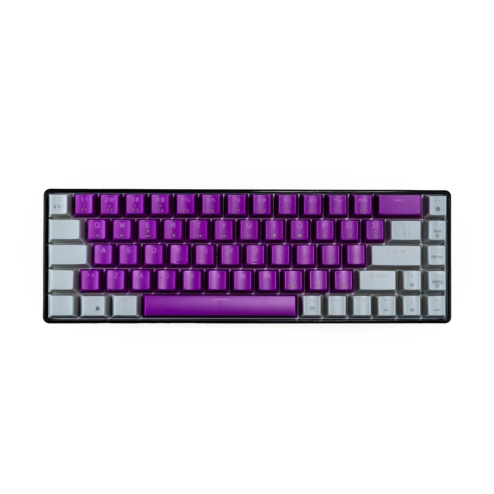 Teclado Mecánico Naceb 60  CON TECLAS INTERCAMBIABLES NA-0963M -