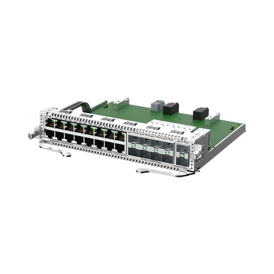 [MF6000M-16GT8SFP2XS] e-Lighten Tarjeta Modular para OLT modelo RG-NBF6002M, 16 puertos Ethernet de 1G, 8 puertos SFP de 1G y 2 puertos SFP+ de 10G