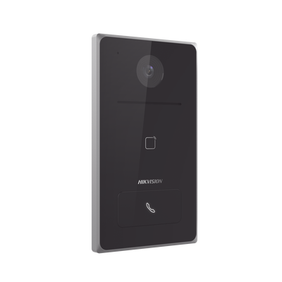 [DS-KV6133-ME1] Frente de calle IP 2 Megapixel Standalone / PoE Estandar / IP65  / Apertura desde Hik-connect / Soporta 1 Departamento  / Soporta Tarjetas Mifare / 1 Salida Relay