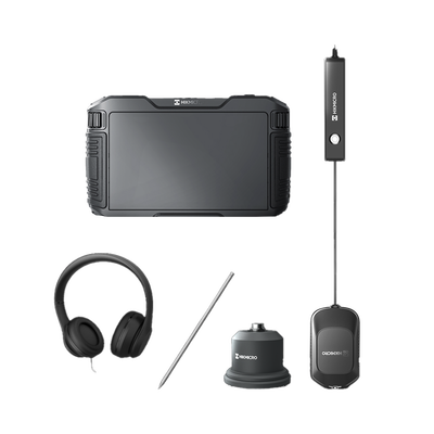 AD21 - Cámara de Imagen Acústica Portátil / DETECTAR FUGA DE AGUA / Pantalla táctil de 7" / IP66 PANTALLA IP54 SENSOR PORTATIL