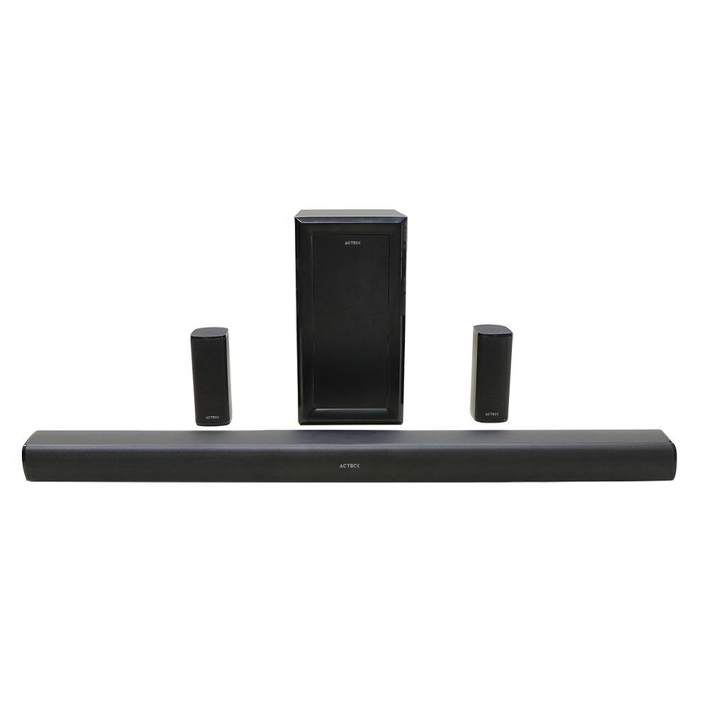 Teatro en Casa Dynamic Stage BS700 Acteck Elite Series 5.1 Canales - Dolby 180w, Conectividad: Bluetooth 5.3, USB-A, HDMI (ARC), Óptical, 3.5mm.