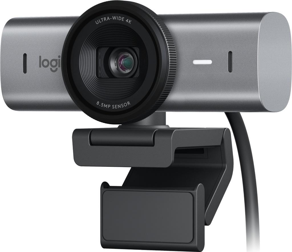 Logitech Cámara web MX Brio 960-001548.Ultra HD 4K para colaboración y streaming. -