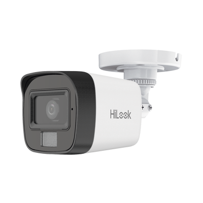 [IPCB120HALUC] [Dual Light] Bala IP 2 Megapixel (1080p) / Lente 2.8 mm / Ángulo de visión 101° / 20 mts IR + 15 mts Luz Blanca / Micrófono Integrado / ACUSENSE Lite / Exterior IP67 / PoE / dWDR / H.265+ / ONVIF