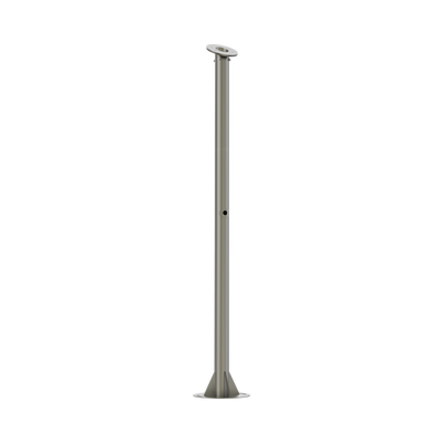 Poste para Cámara ANPR / Compatible con DS-TCG406-E / Altura de 1.5 Metros /  Color Gris