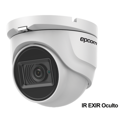 [E4K-TURBO-L] Eyeball TURBOHD 4K (8Megapixeles) / Gran Angular 102° / Lente 2.8 mm / Exterior IP67/ IR EXIR 30 mts / dWDR / TVI-AHD-CVI-CVBS