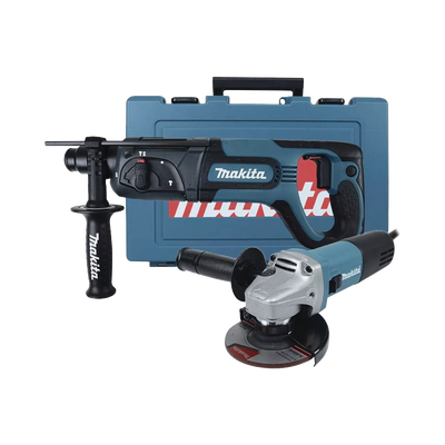 [HR2475X4]  Kit de Martillo Rotatorio SDS PLUS HR2475X4  y Esmeriladora Angular 9557NB de 4-1/2 in