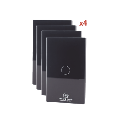 [SH411W4K] (Wifi) KIT 4 apagadores inteligentes Wifi compatibles con Alexa y GoogleHome
